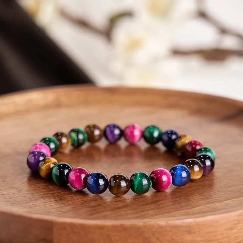 Solar System Bracelet The Eight Planets Guardian Star Beaded Bracelet - Tiger Eye - Image 2
