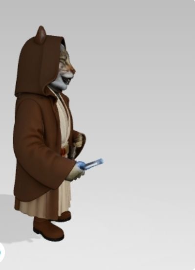 Tiger-wan Kenobi – Limited Edition ⚔️🐱 - Image 2