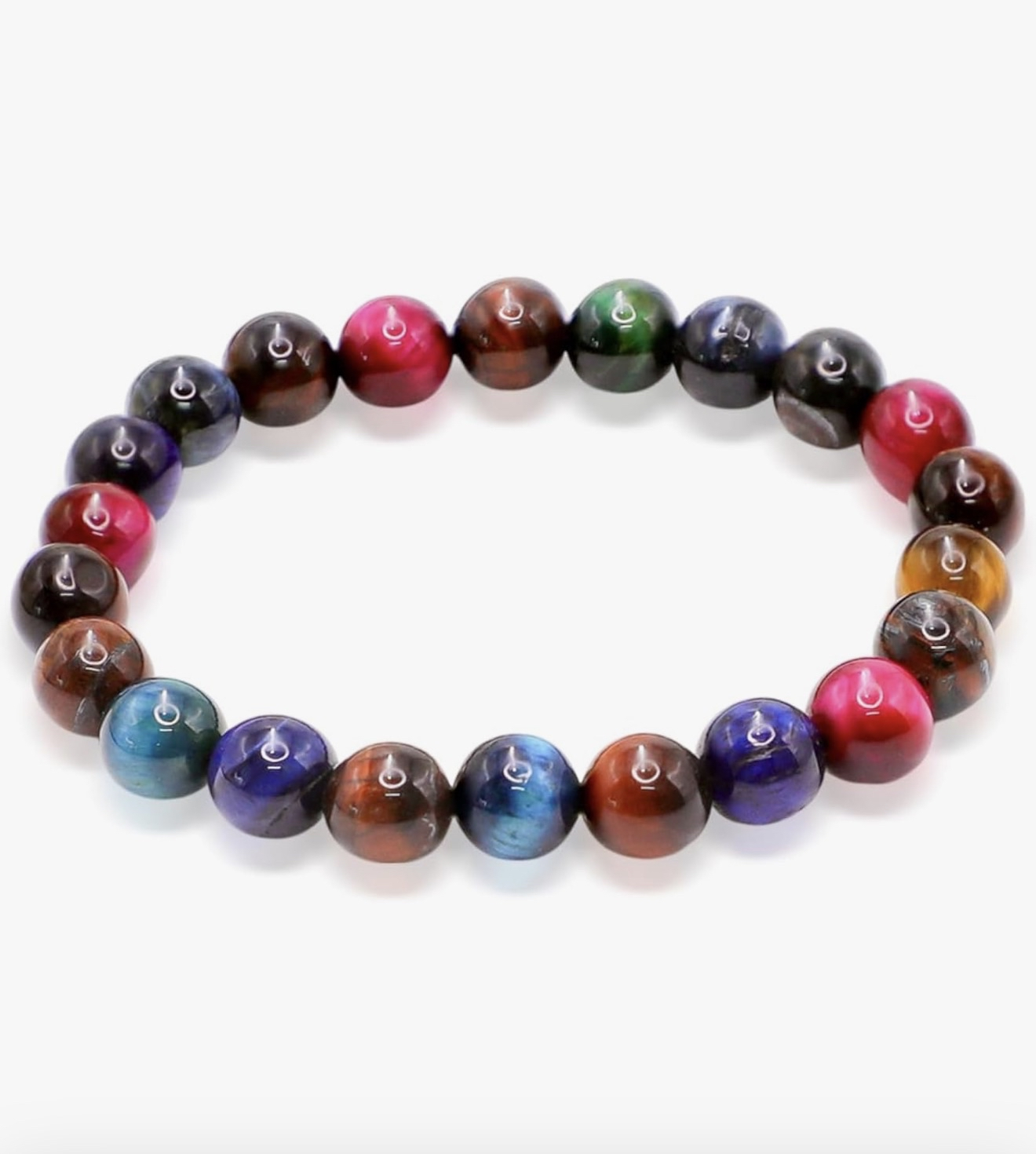 Solar System Bracelet The Eight Planets Guardian Star Beaded Bracelet - Tiger Eye