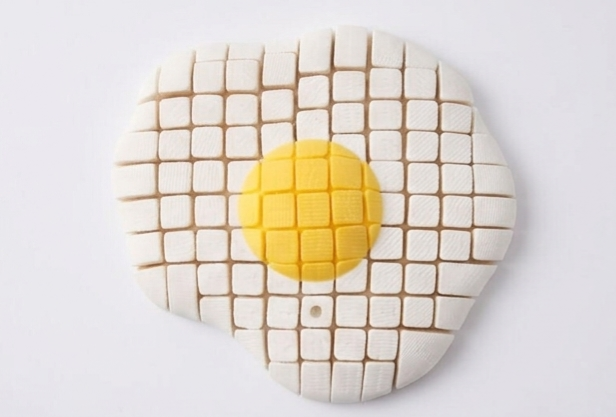 Fried Egg Fidget Toy — 3D Printed Squishy Sensory Toy