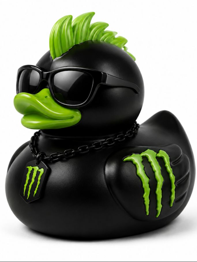 🦆 Monster Energy Punk Rubber Duck