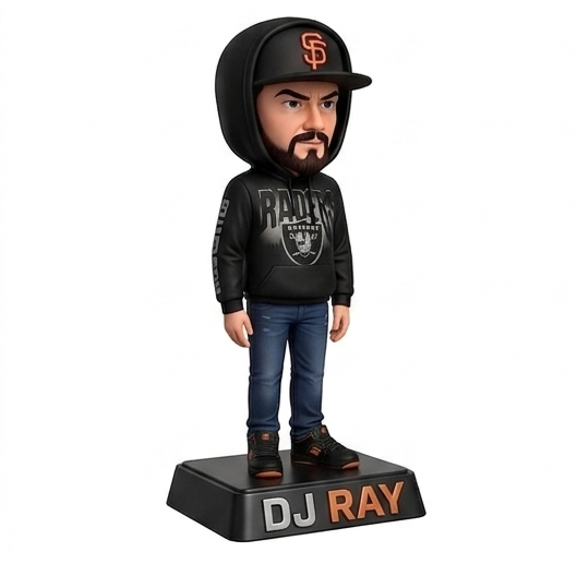 DJ Ray Figurine – 3D Printed Collectible