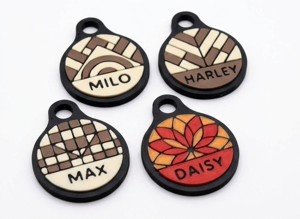 Custom 3D Printed Pet Tags - Image 3