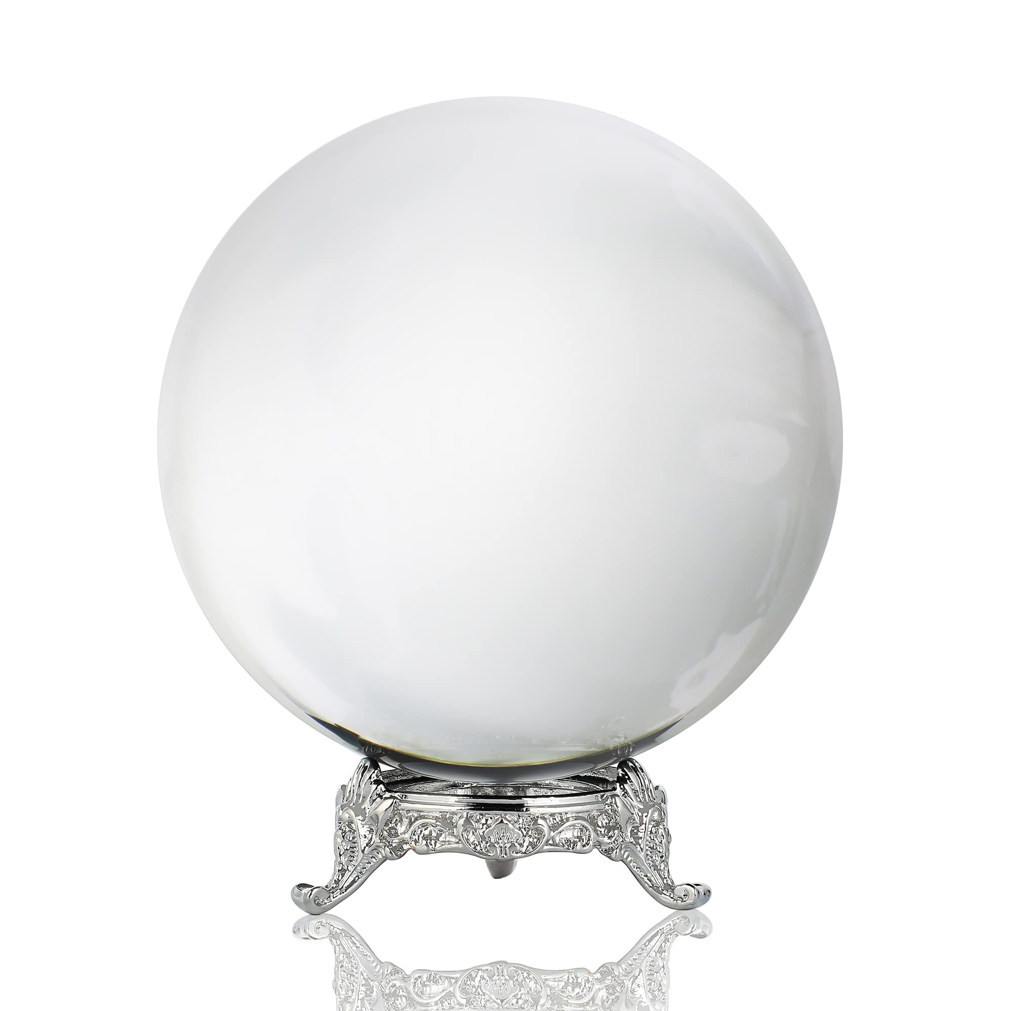 Optical Clear Quartz Crystal Ball (100mm, 3.94”)