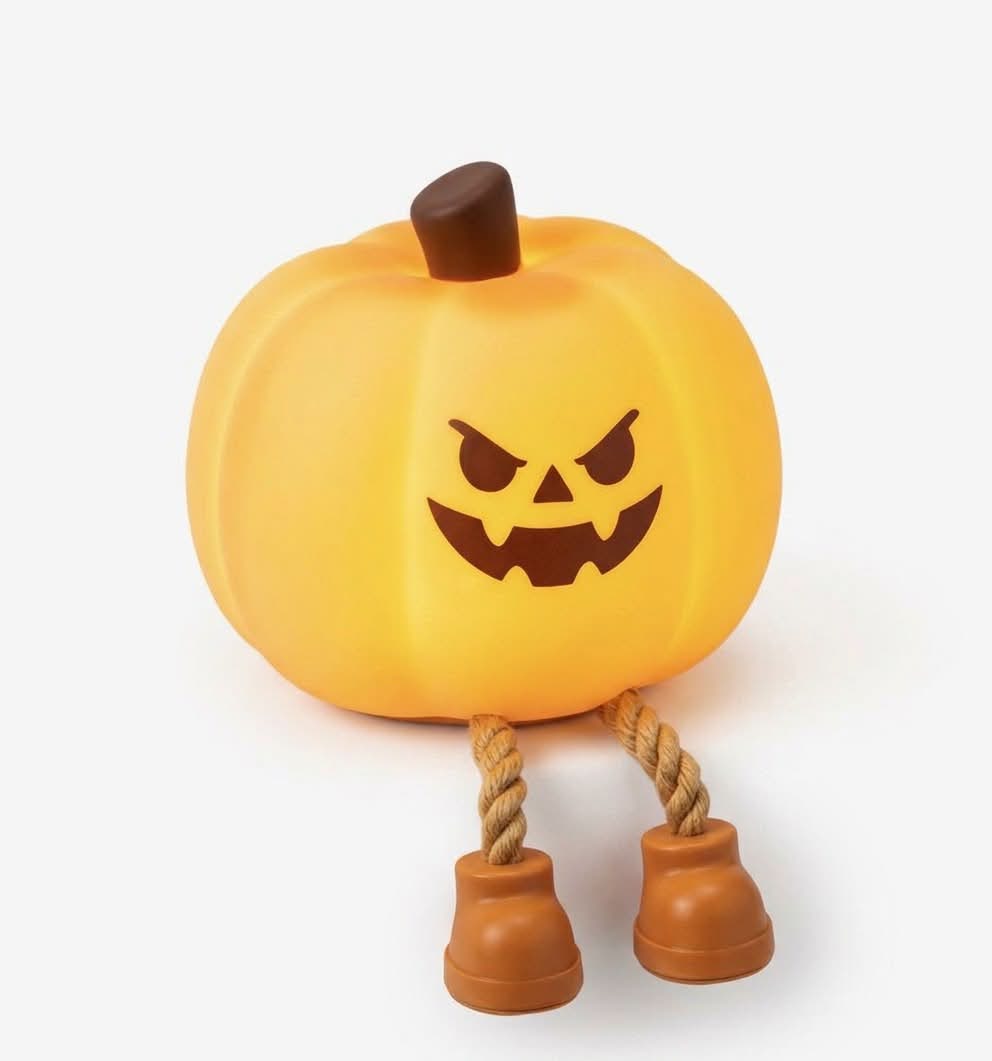 Cute LED Pumpkin Halloween Night Light