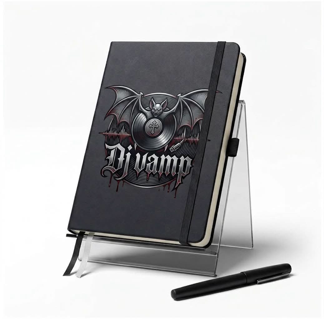 Custom Hand-Painted Hardcover Journal – Made-to-Order Artwork by Nerdy - Image 2
