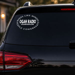 OGAH RADIO CAR DECAL - Image 3