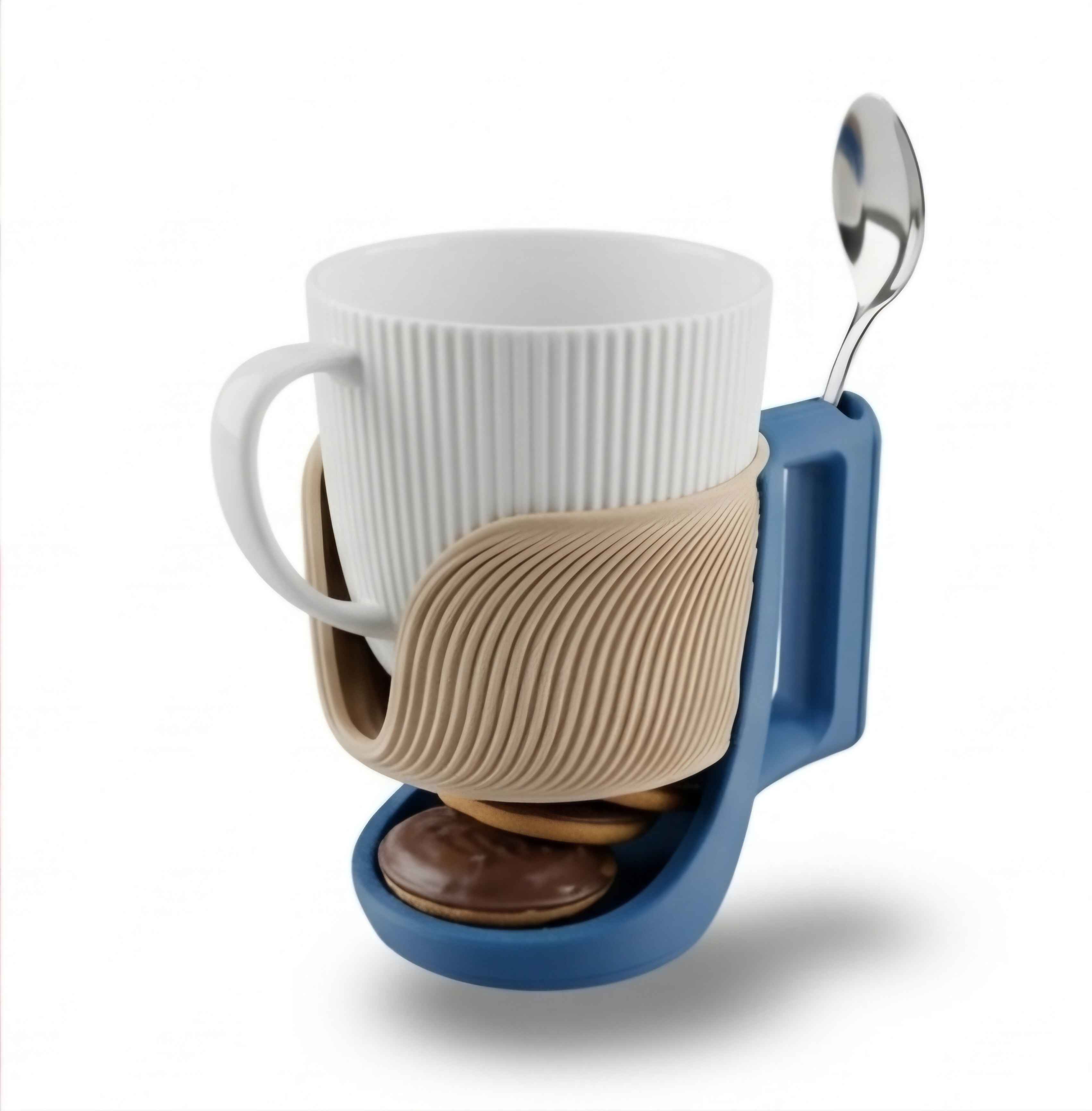 💙 3D Printed Clamp-On Desk Cup Holder