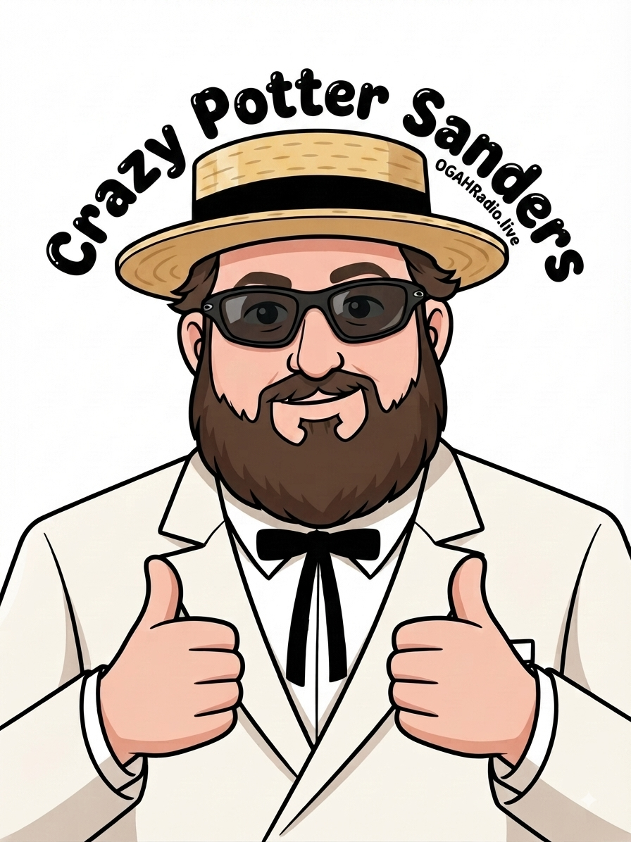 Crazy Potter Sanders Tee (By CaddyMeng) ThisIsNotOkShirts S-5XL - Image 2