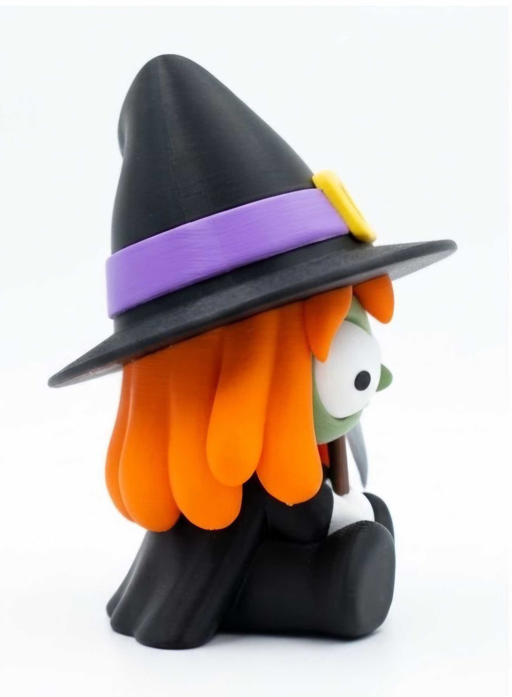 Googly-Eyed Witch Figure — 3D Printed with Googly Eyes - Image 2