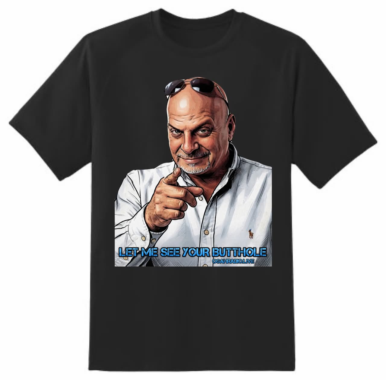 "Let Me See Your Butthole" Surf OGAHRADIO.live Graphic Tee