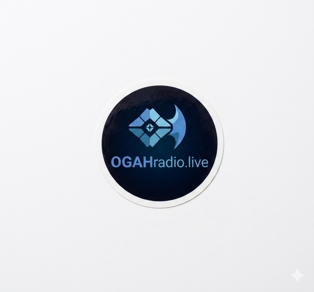 OGAHRADIO - DESTINY 3 Stickers 3” (6 Pack)