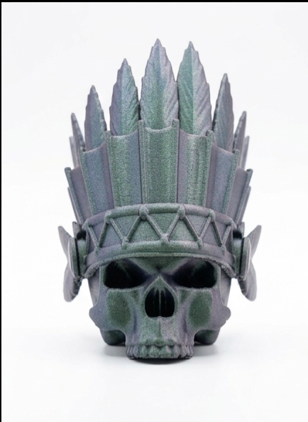 Aztec Death Whistle – 3D Printed Skull Replica