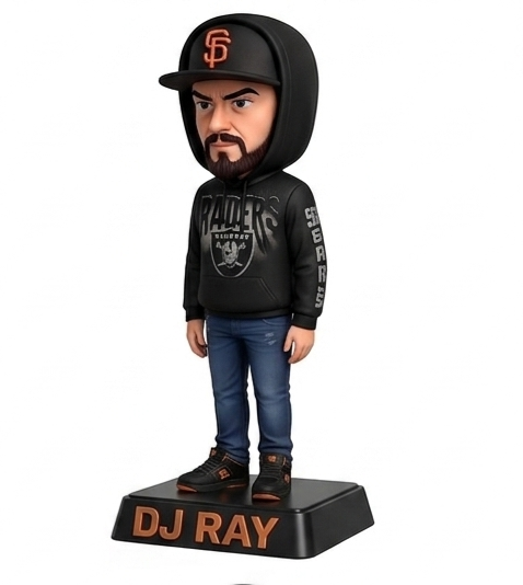 DJ Ray Figurine – 3D Printed Collectible - Image 3