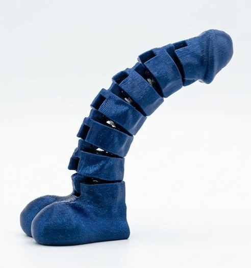 3D-Printed Articulated Fidget Dick