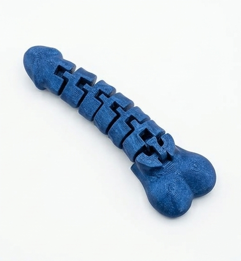 3D-Printed Articulated Fidget Dick - Image 2