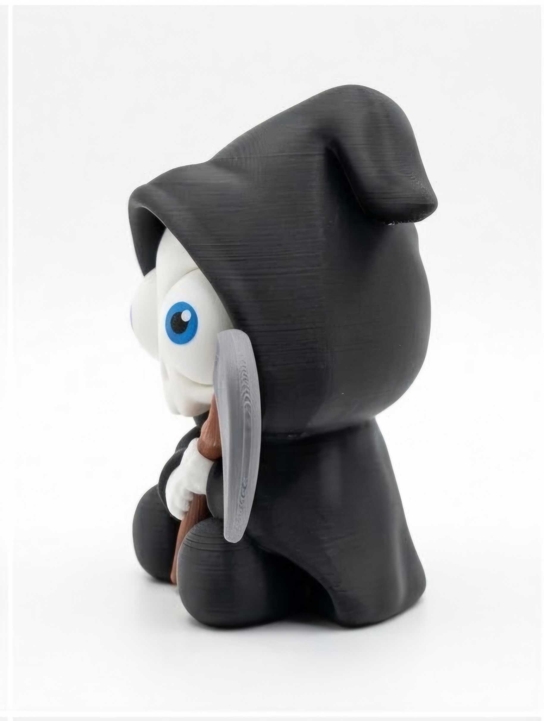 Goggly Eyed Grim Reaper Figure — 3D Printed with Googly Eyes - Image 2