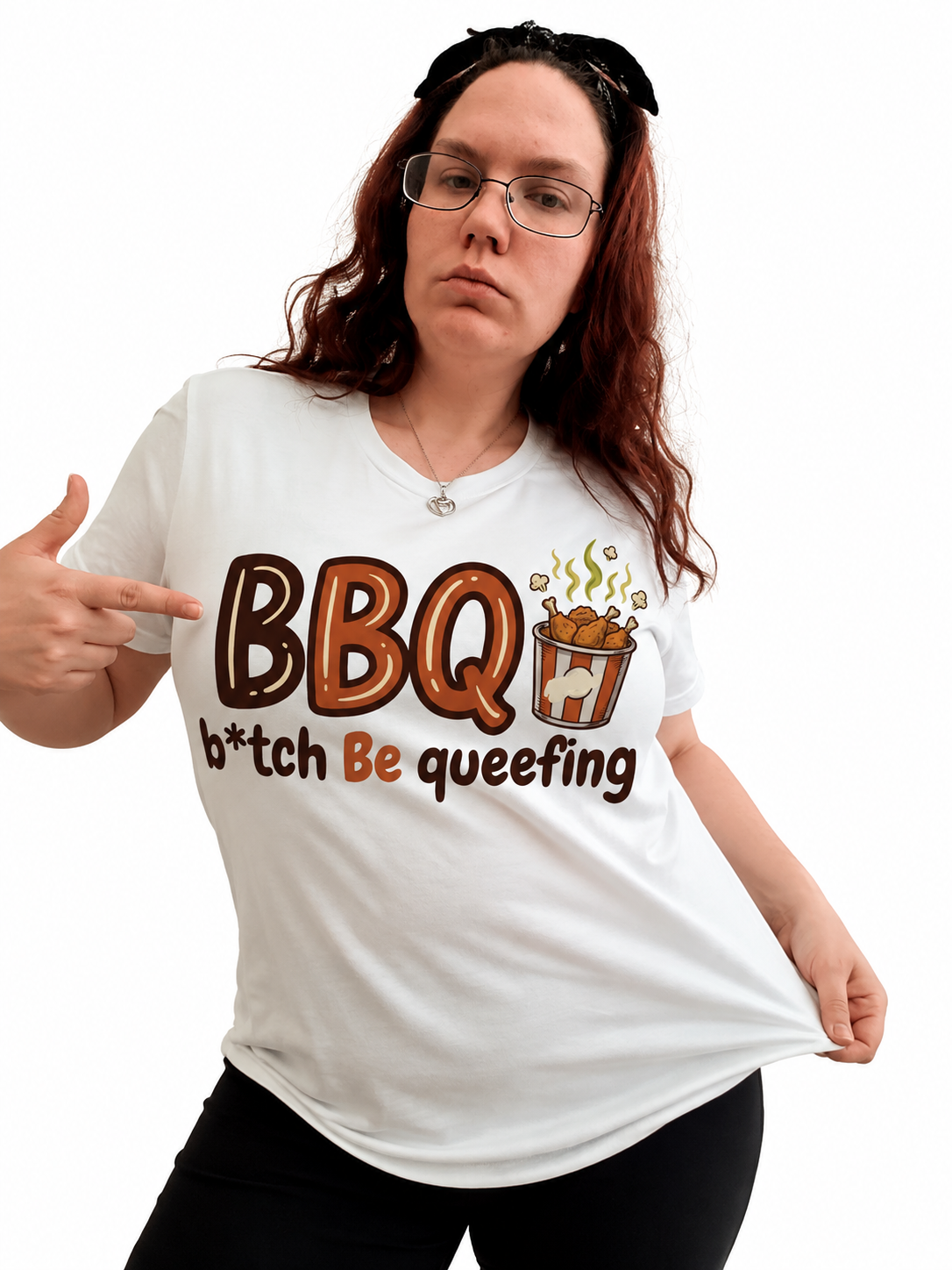 BBQ B*tch Be Queefing Tee - Made By CaddyMeng @ This-Is-Not-Ok.com - Image 4