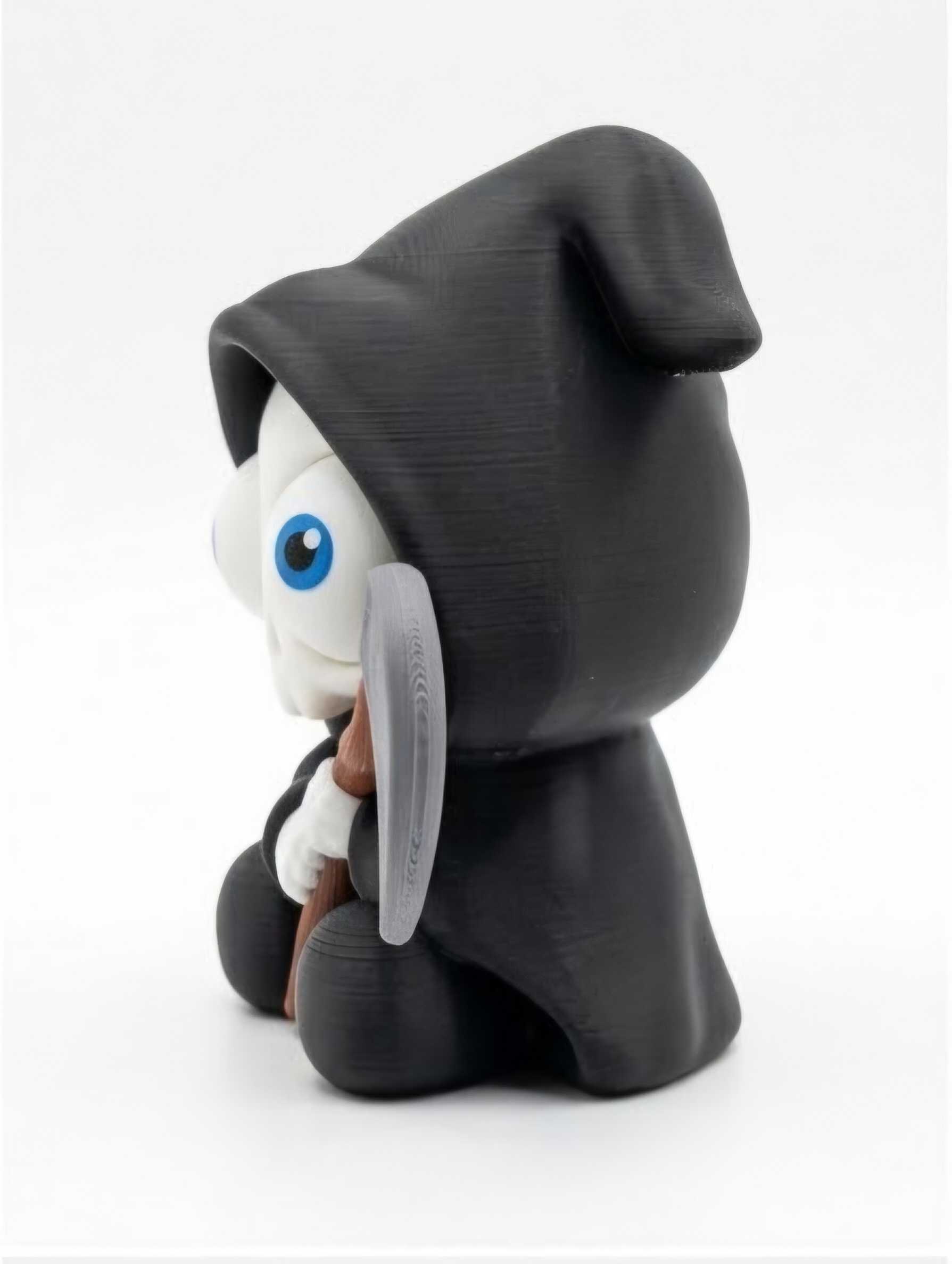 Goggly Eyed Grim Reaper Figure — 3D Printed with Googly Eyes - Image 4