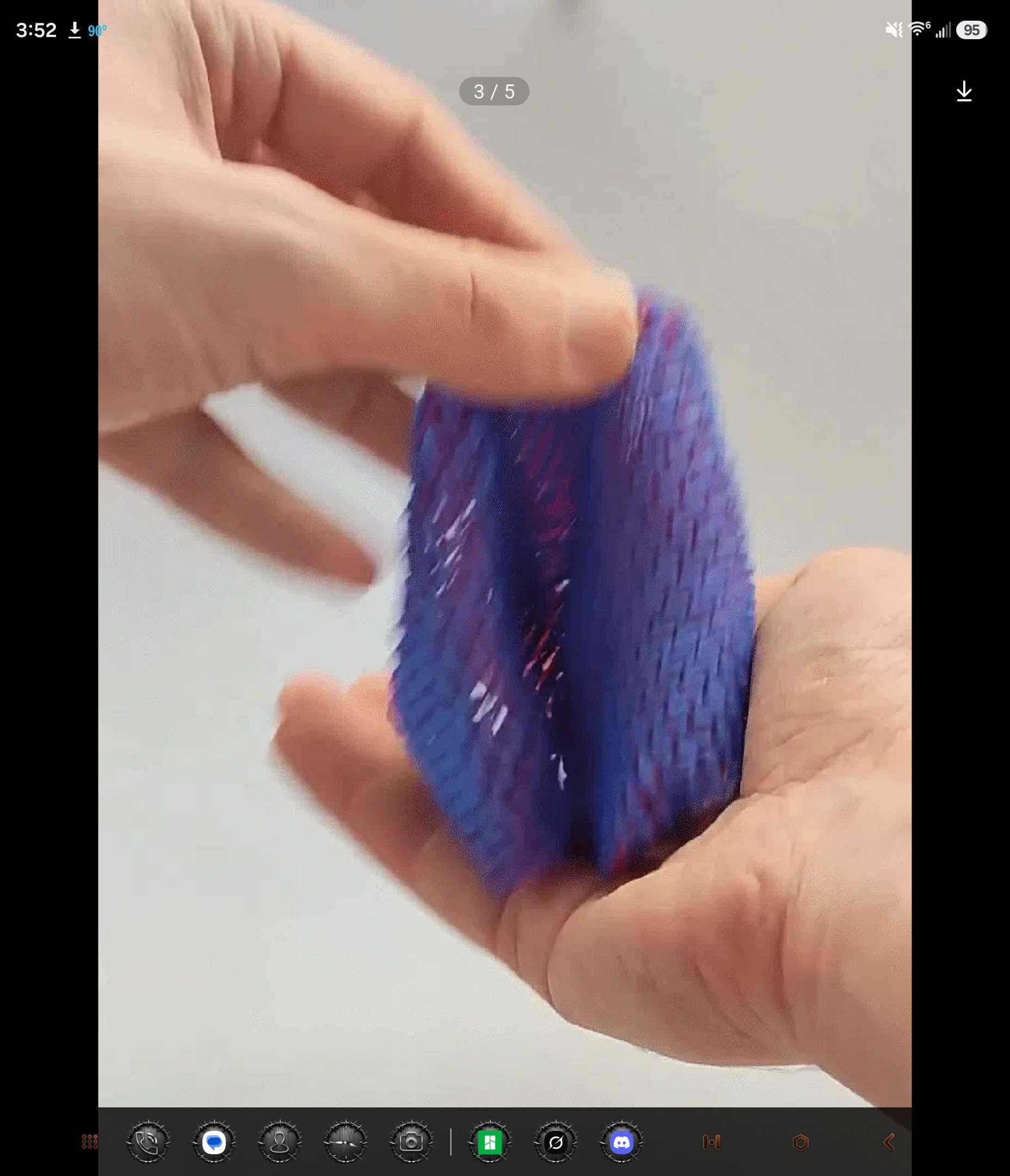 🌀 3D Printed Fidget Fabric – Sensory Texture Squares - Image 4