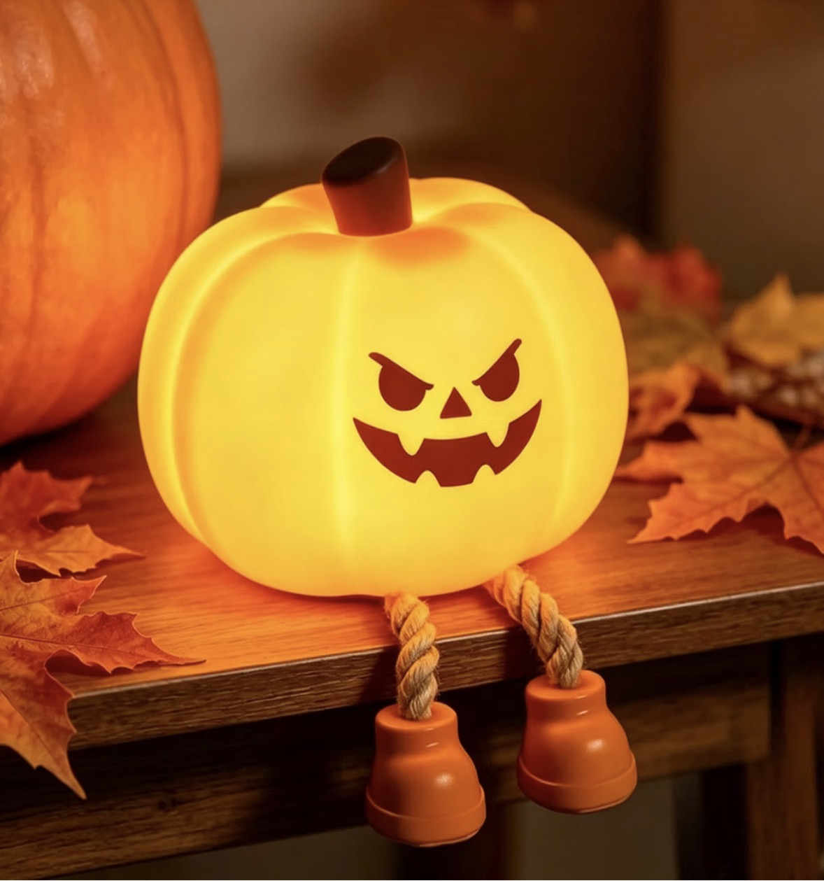 Cute LED Pumpkin Halloween Night Light - Image 3