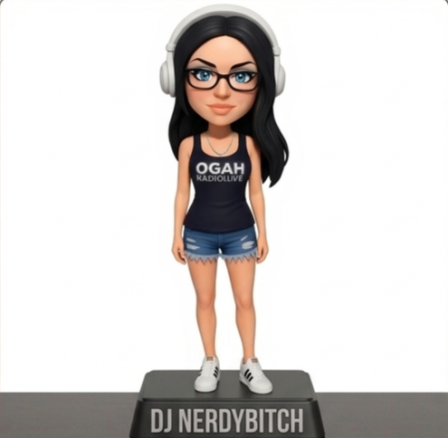 DJ Nerdybitch Figurine – 3D Printed Collectible - Image 3
