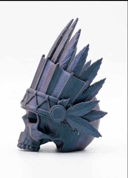 Aztec Death Whistle – 3D Printed Skull Replica - Image 2