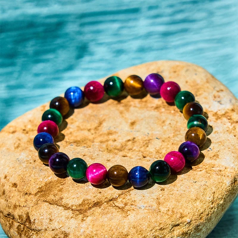 Solar System Bracelet The Eight Planets Guardian Star Beaded Bracelet - Tiger Eye - Image 3
