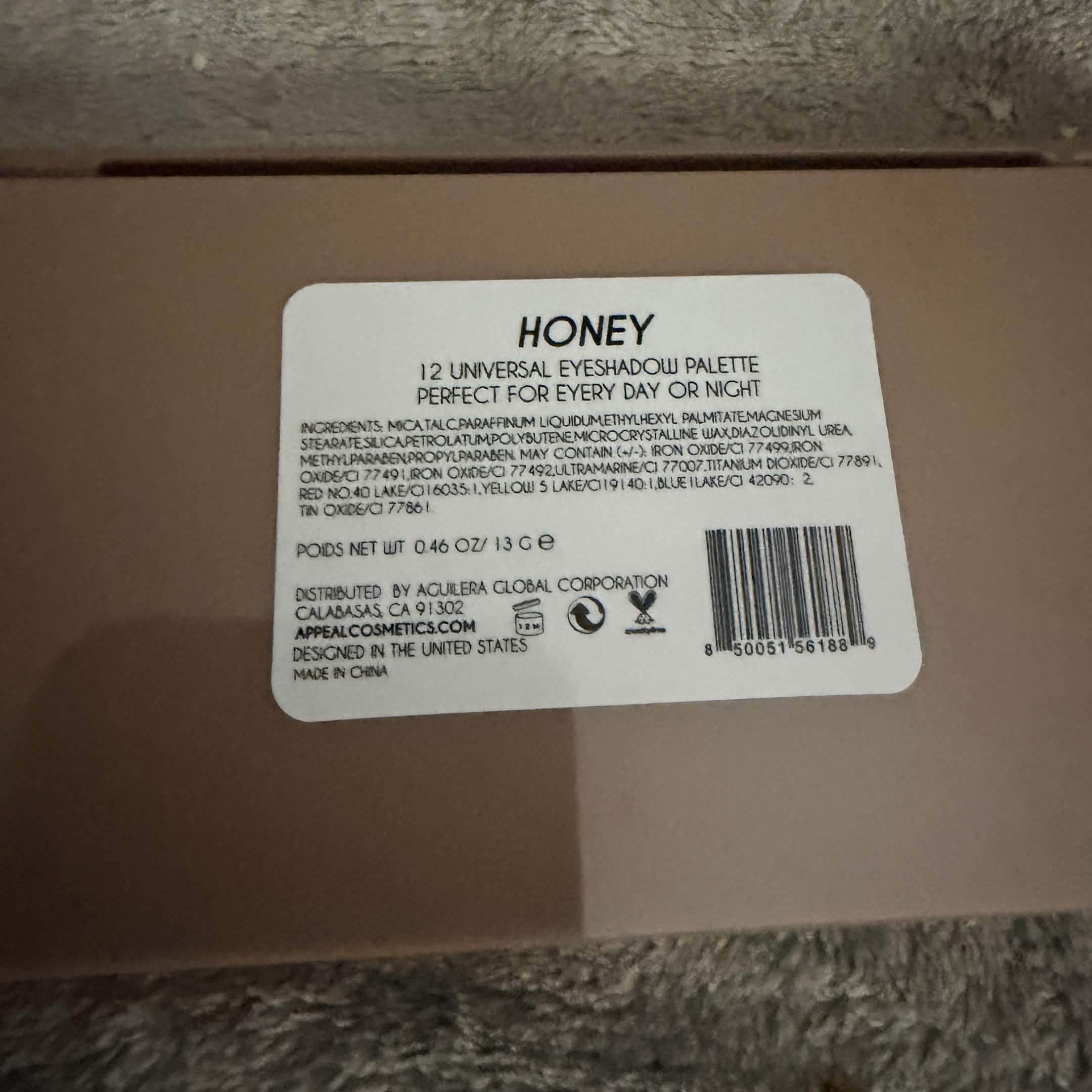 New Appeal Eyeshadow Palette Honey 12-shades Neutral & Jewel Tone - Image 4