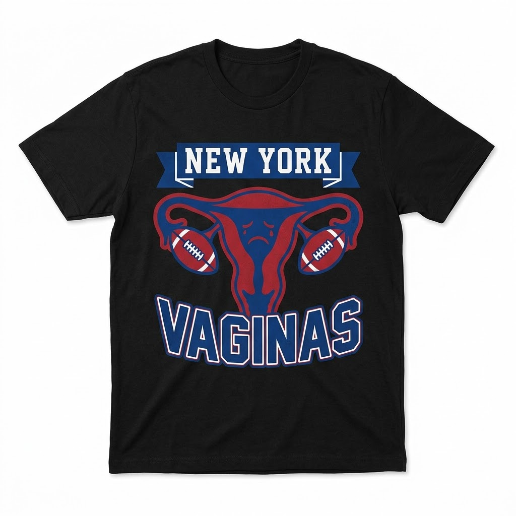 New York Vaginas Graphic Tee (this-is-not-ok.com) By CaddyMeng
