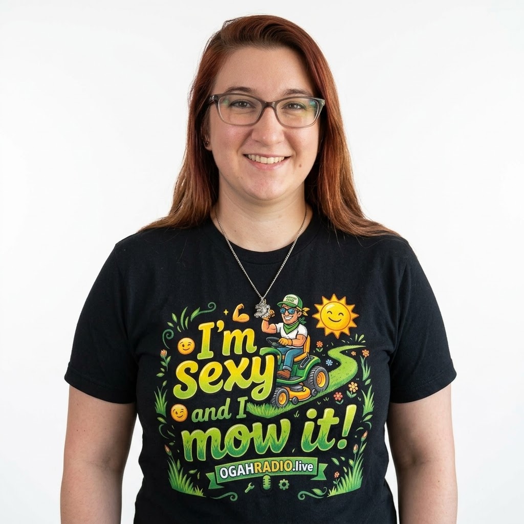 I'm Sexy and I Mow It!" Graphic T-Shirt | OGAHRADIO.live By CaddyMeng - Image 2