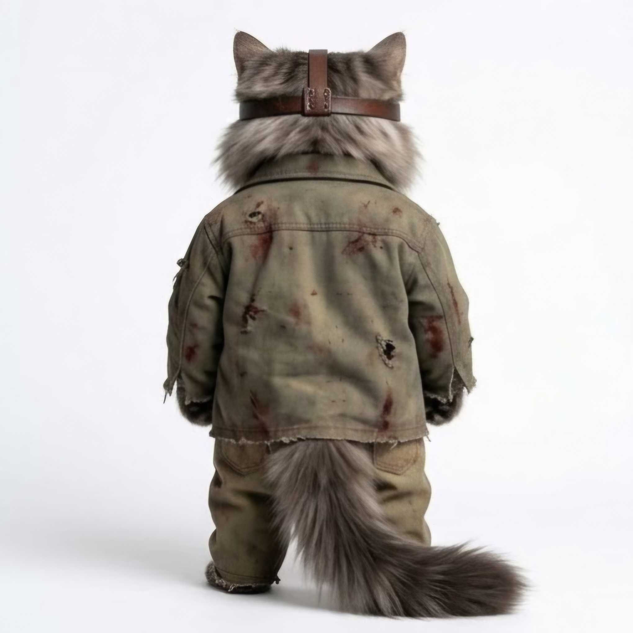 Camp Caddy Slasher – Masked Cat Figure - Image 3