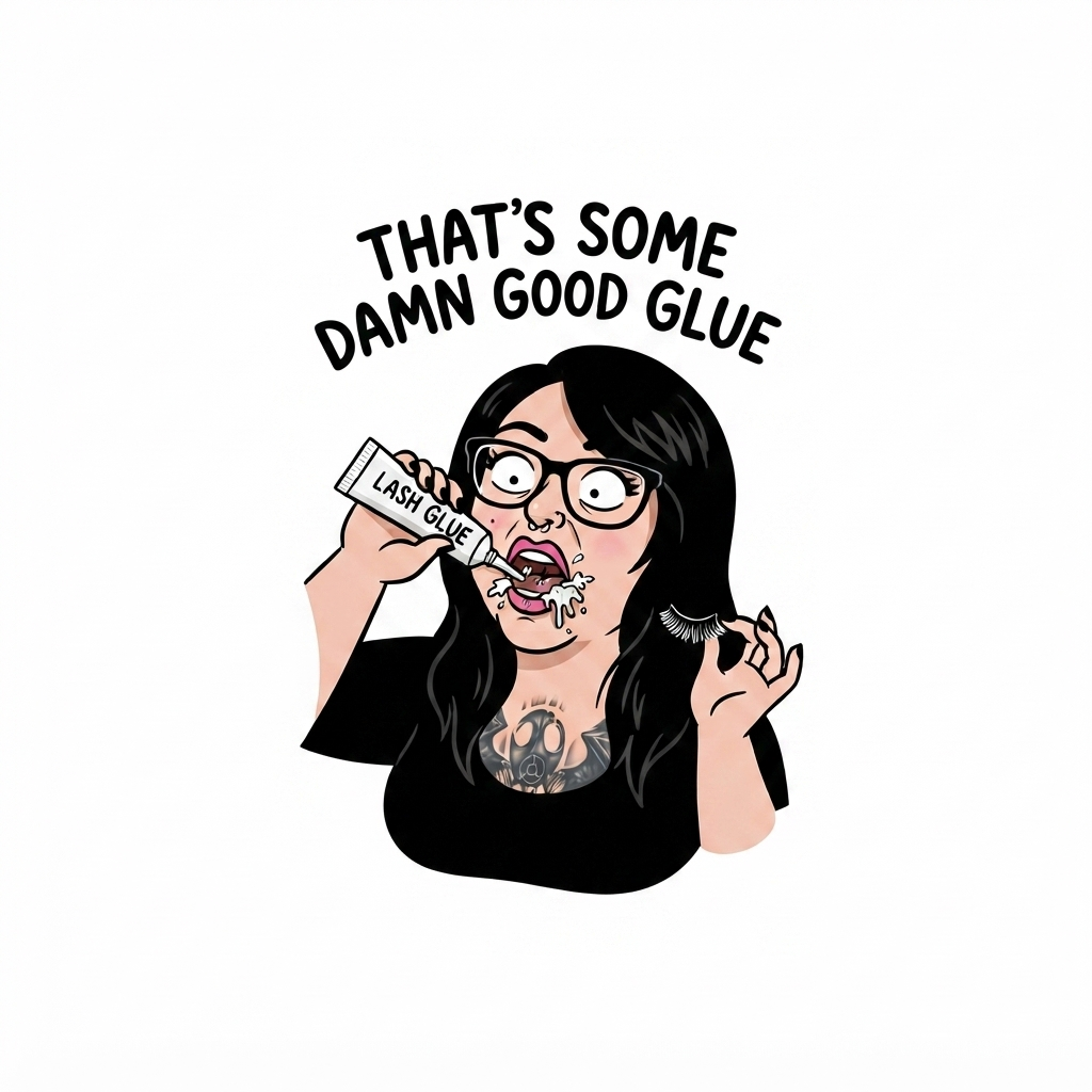 That’s Some Damn Good Glue (By CaddyMeng) ThisIsNotOKShirts S-5XL 100% Cotton
