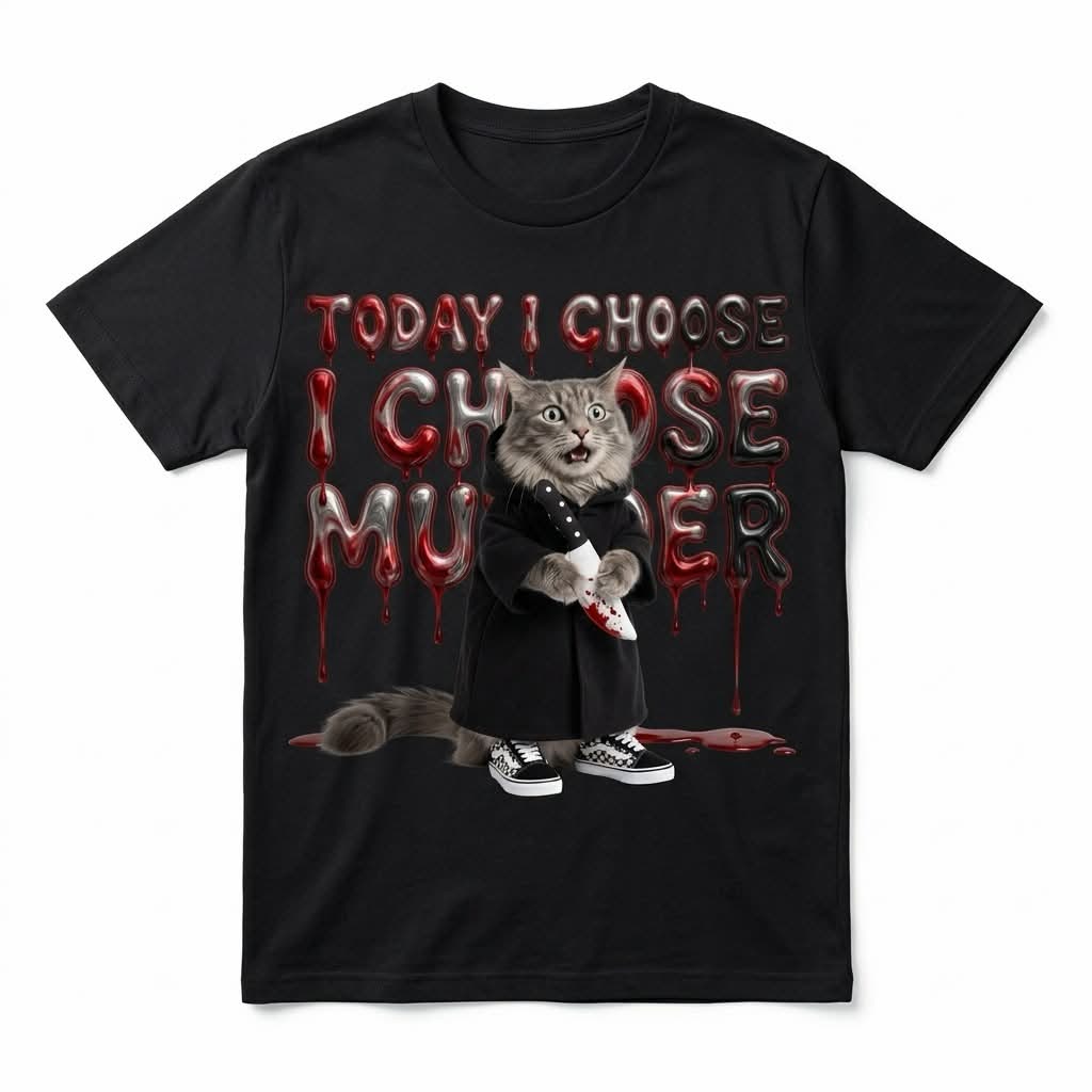 Caddymeng “Today I Choose Murder" Graphic Tee
