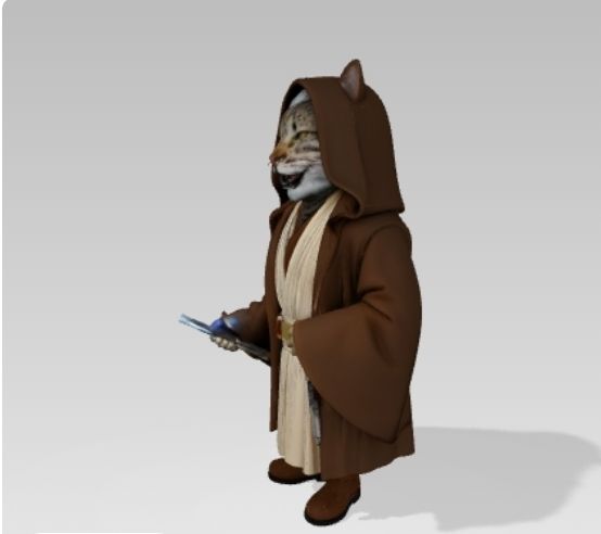 Tiger-wan Kenobi – Limited Edition ⚔️🐱 - Image 4