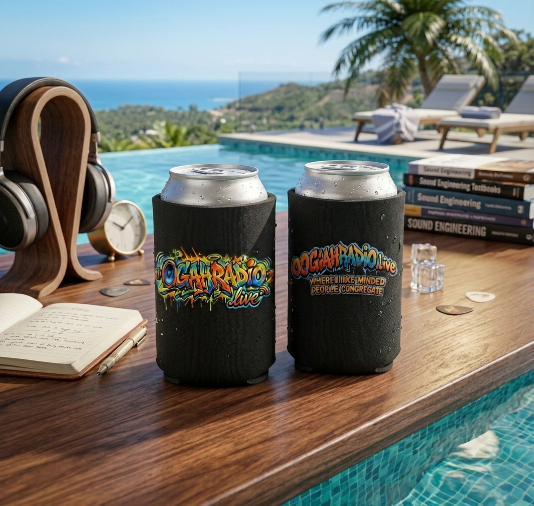 OGAHRADIO.live Summer Beer Koozie 12oz - Image 4