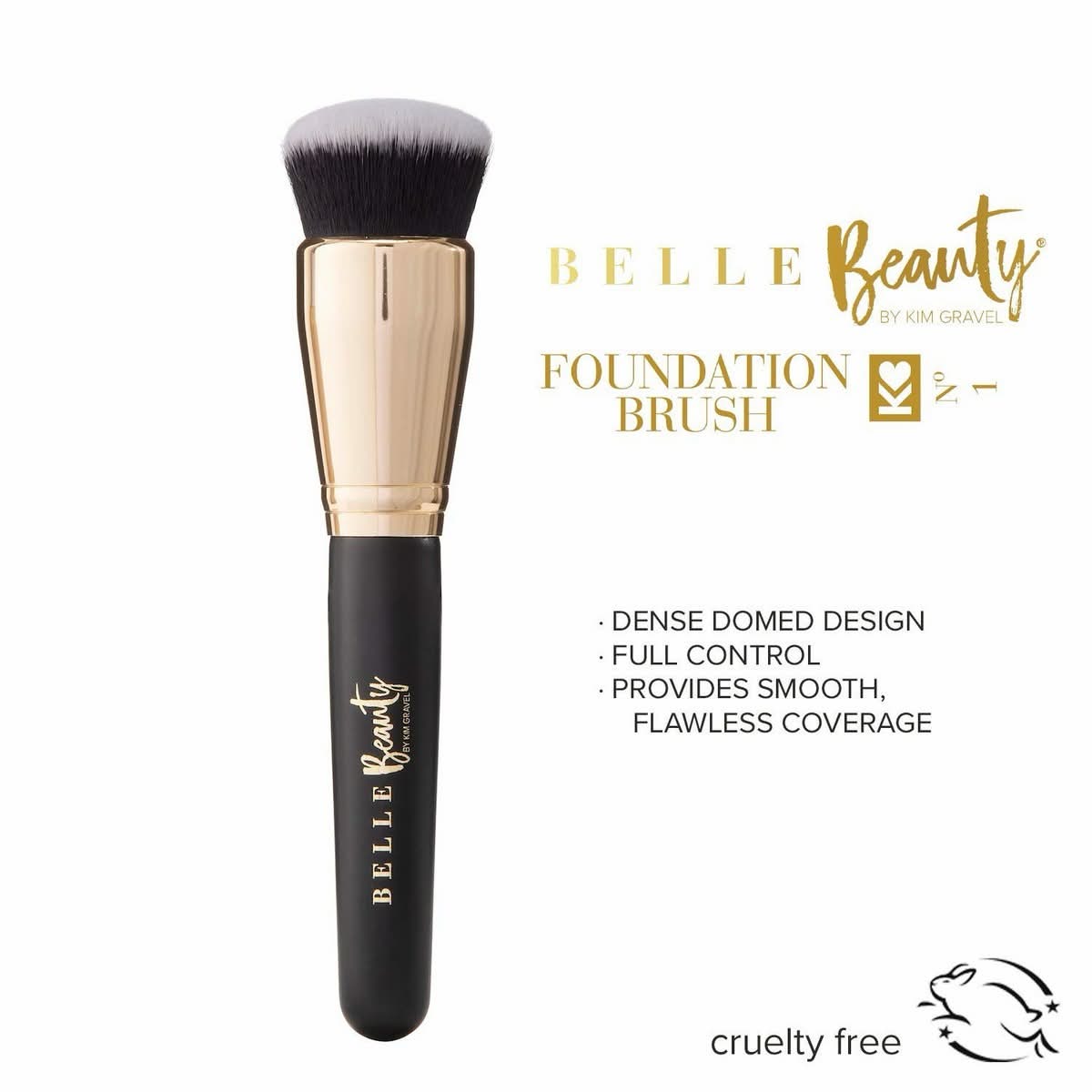 Belle Beauty By Kim Gravel Ultimate Foundation Brush Retail: $49.00 - Image 2