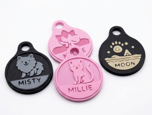 Custom 3D Printed Pet Tags - Image 4