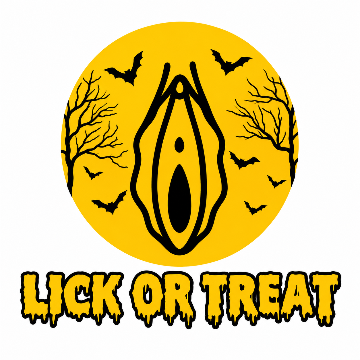 Lick or Treat Halloween T-Shirt (this-is-not-ok.com) By CaddyMeng - Image 3