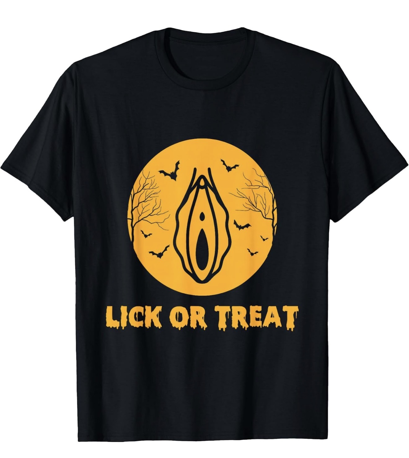 Lick or Treat Halloween T-Shirt (this-is-not-ok.com) By CaddyMeng