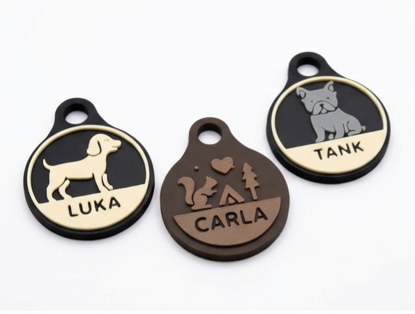 Custom 3D Printed Pet Tags - Image 2