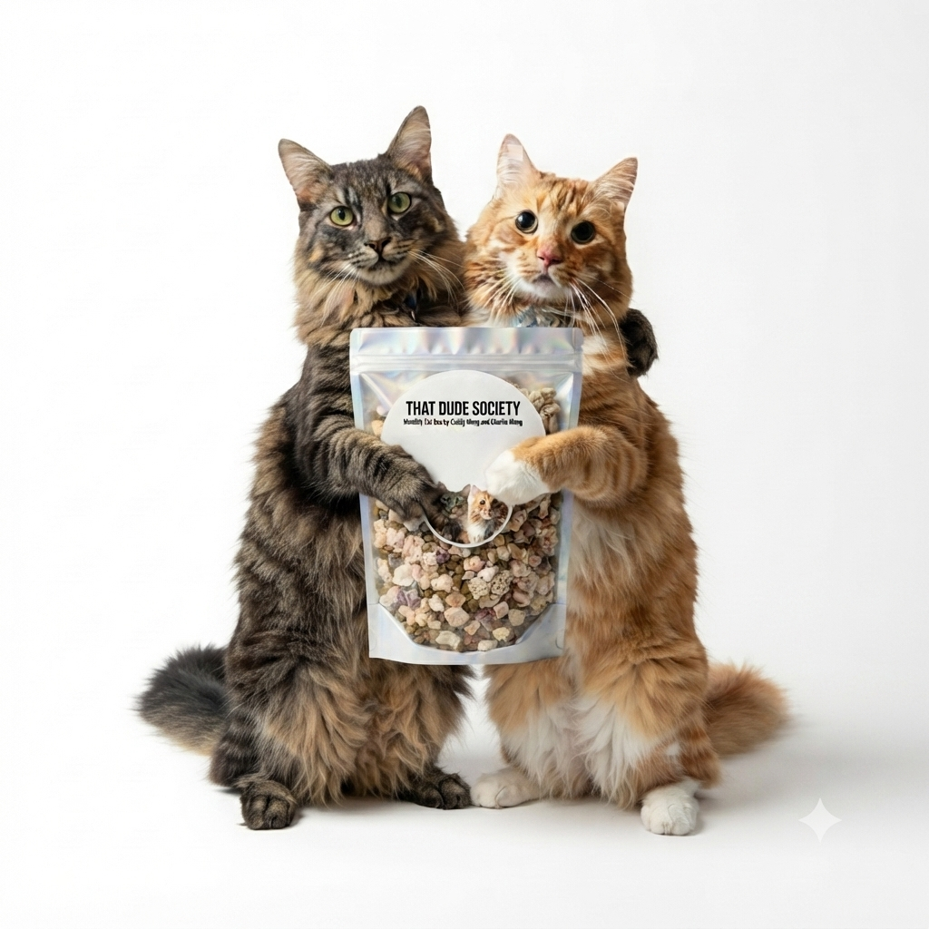 THE DUDE SOCIETY – Homemade Raw Freeze-Dried Cat Food (Chicken & Salmon) - Image 2