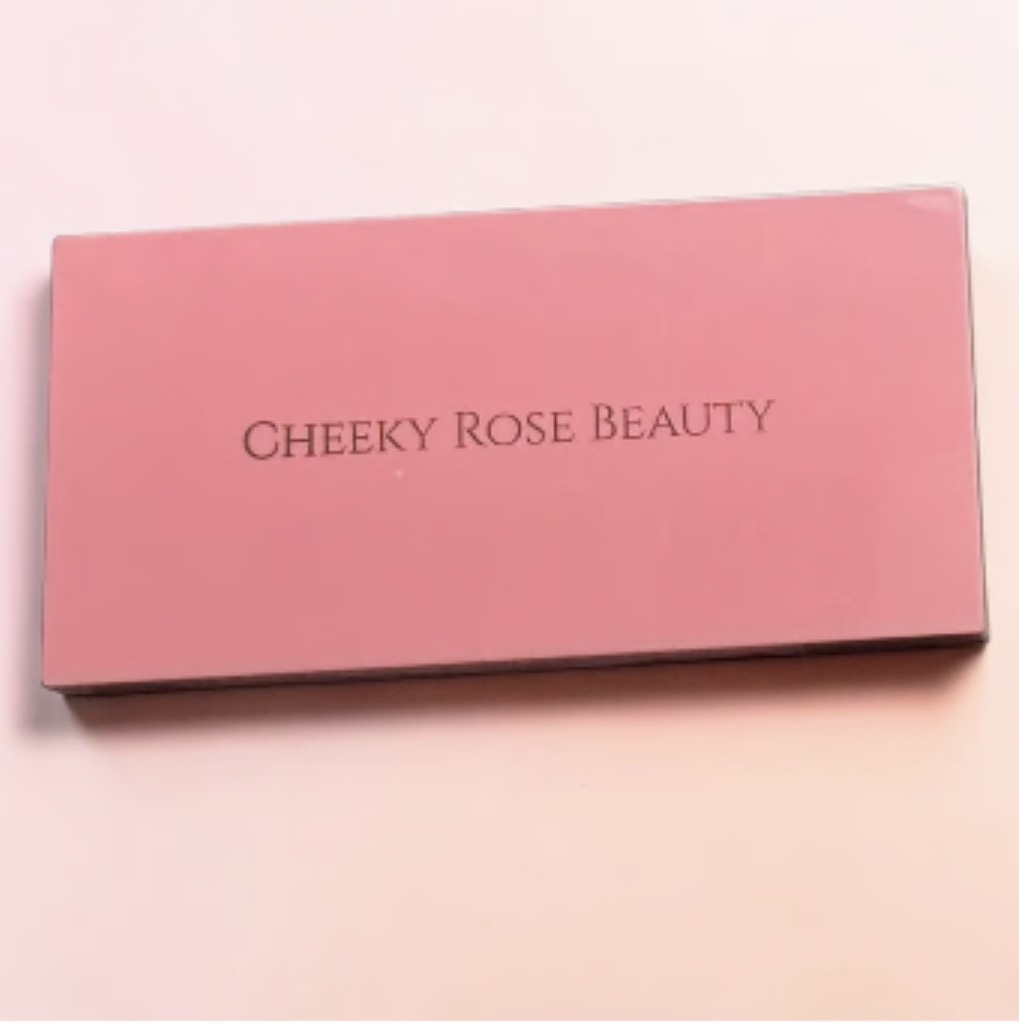 Cheeky Rose Beauty Electric Rose Eyeshadow Palette with 12 shades