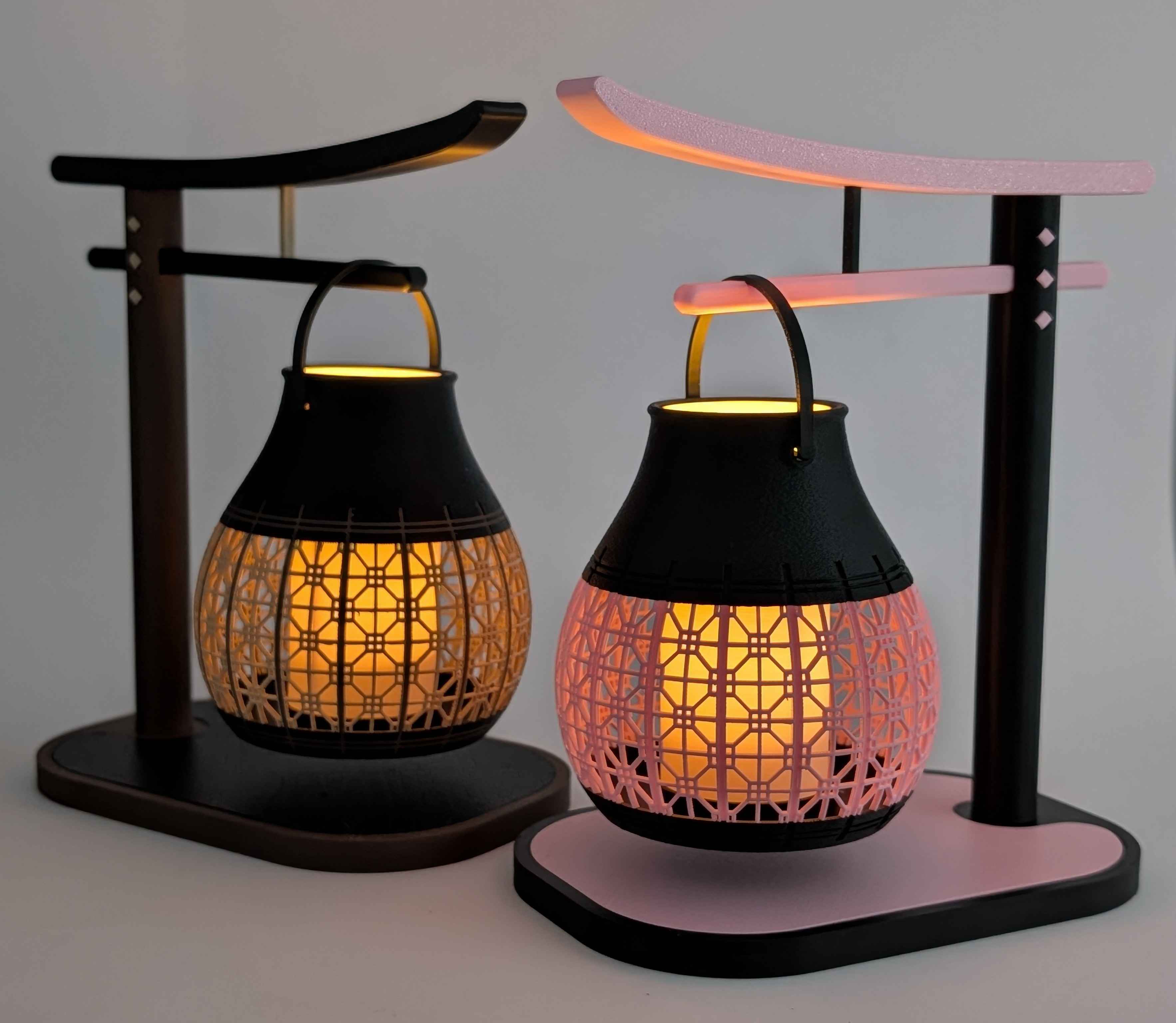 🌸 Japanese Torii Lantern Candle Holder – 3D Printed Outdoor Decor - Image 4