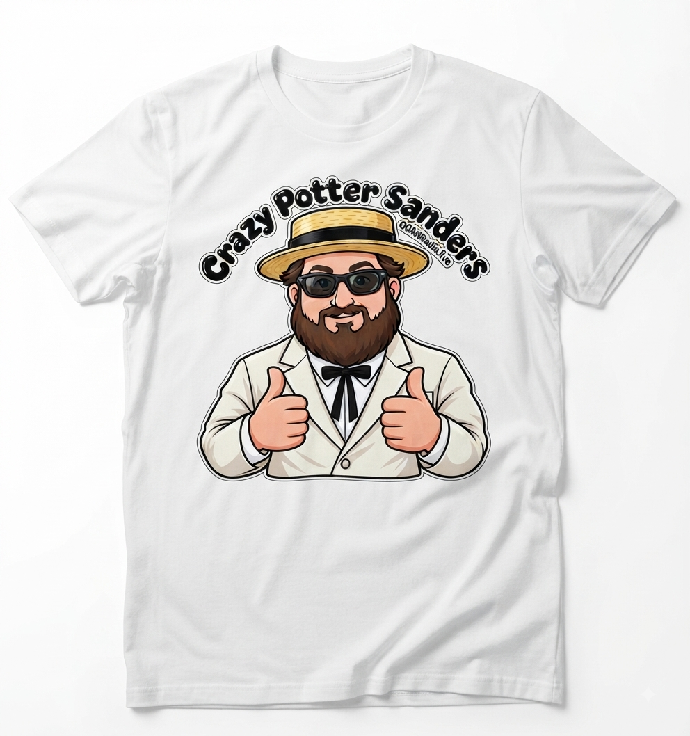 Crazy Potter Sanders Tee (By CaddyMeng) ThisIsNotOkShirts S-5XL