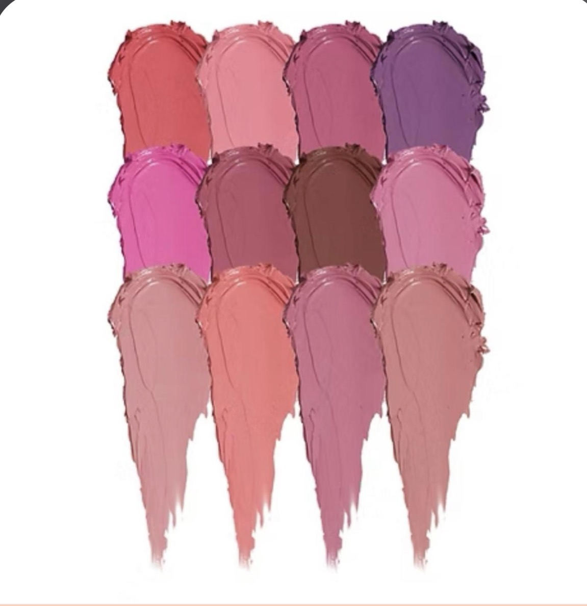 Cheeky Rose Beauty Electric Rose Eyeshadow Palette with 12 shades - Image 3