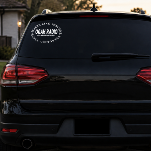OGAH RADIO CAR DECAL - Image 2