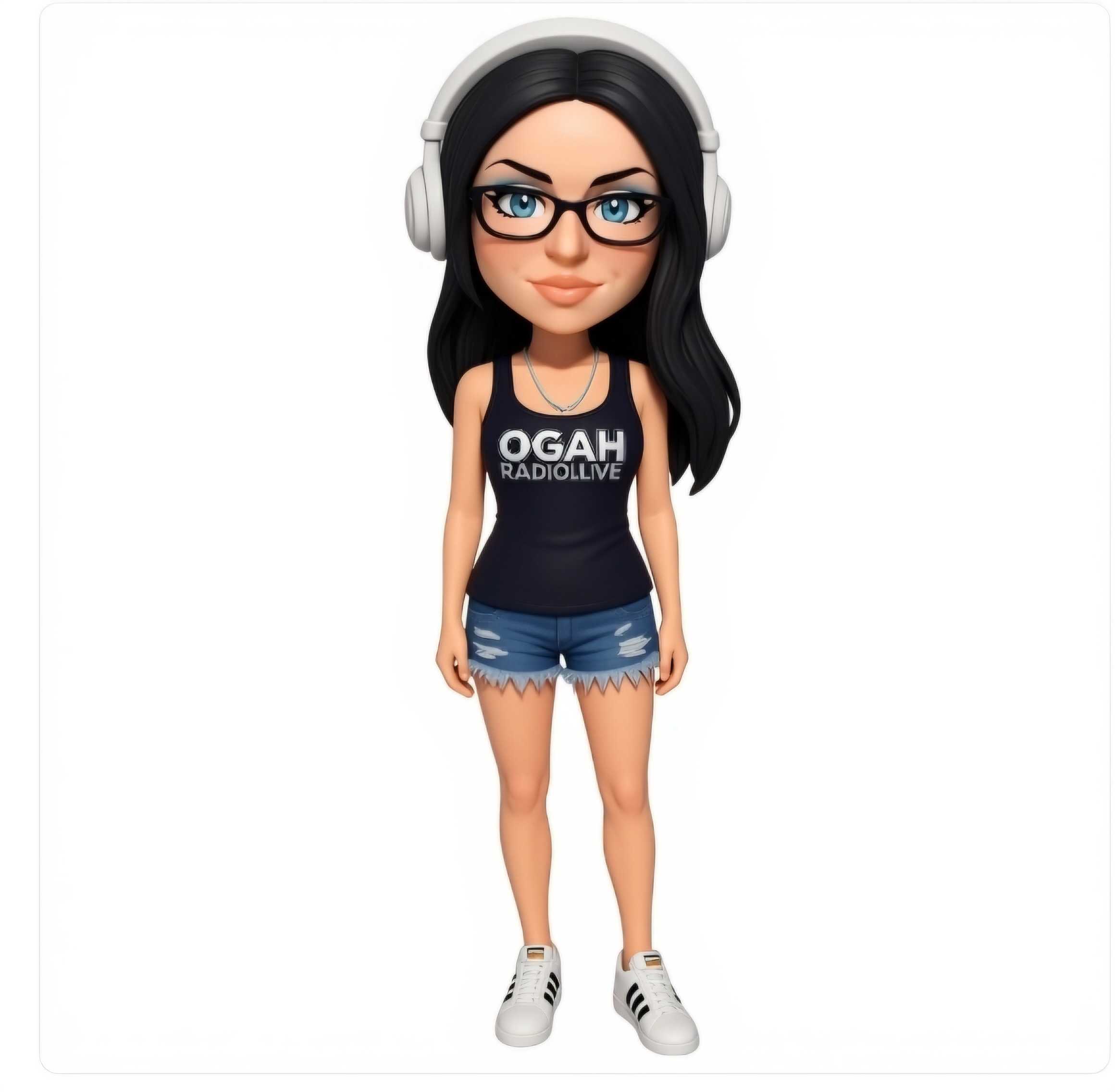 DJ Nerdybitch Figurine – 3D Printed Collectible