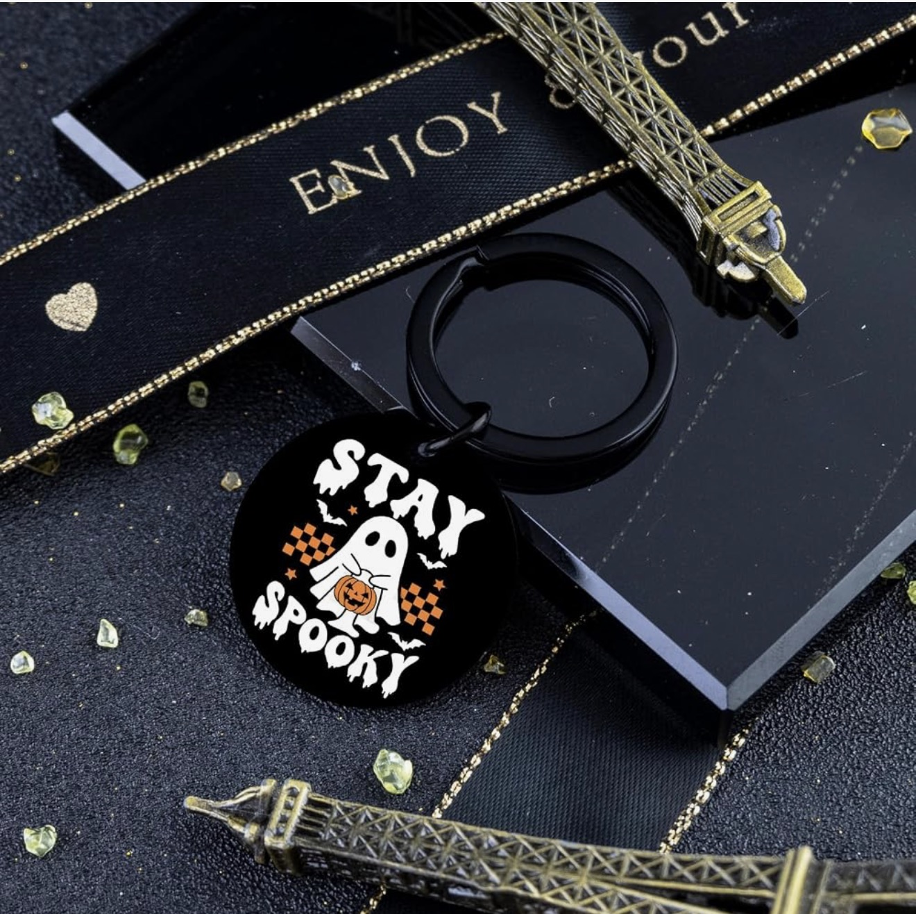 Stay Spooky Halloween Keychain - Image 3